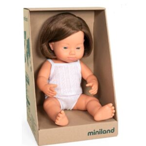 Miniland Doll Caucasian Down Syndrome Baby Girl