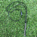 KAIKO Caterpillar Unisex Necklace - Black