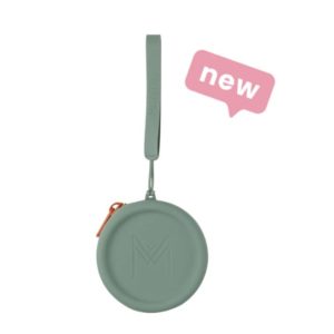 montiico silicone coin pouch sage
