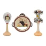 Calm and Breezy | Wooden 3pce Music Set | Hedgehog