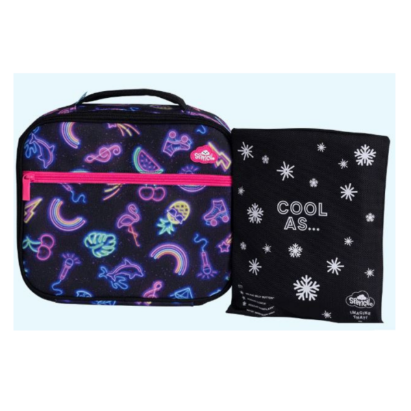Spencil Big Cooler Lunch Bag + Chill Pack | Neon Party